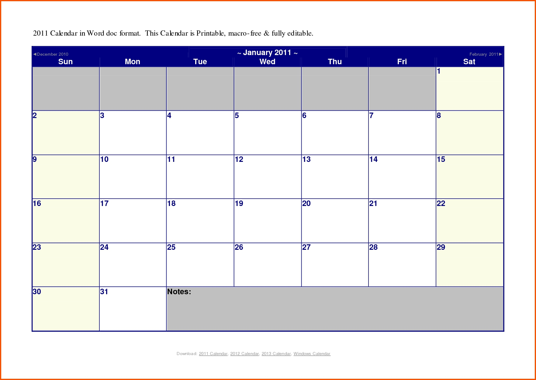 20 Free Printable Blank Calendar Templates Undated Blank Calendar 