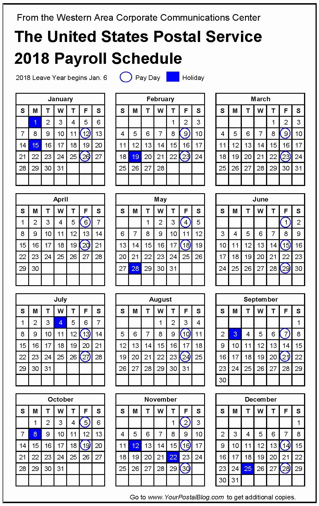 2020 Biweekly Payroll Calendar Template | Example Calendar Printable