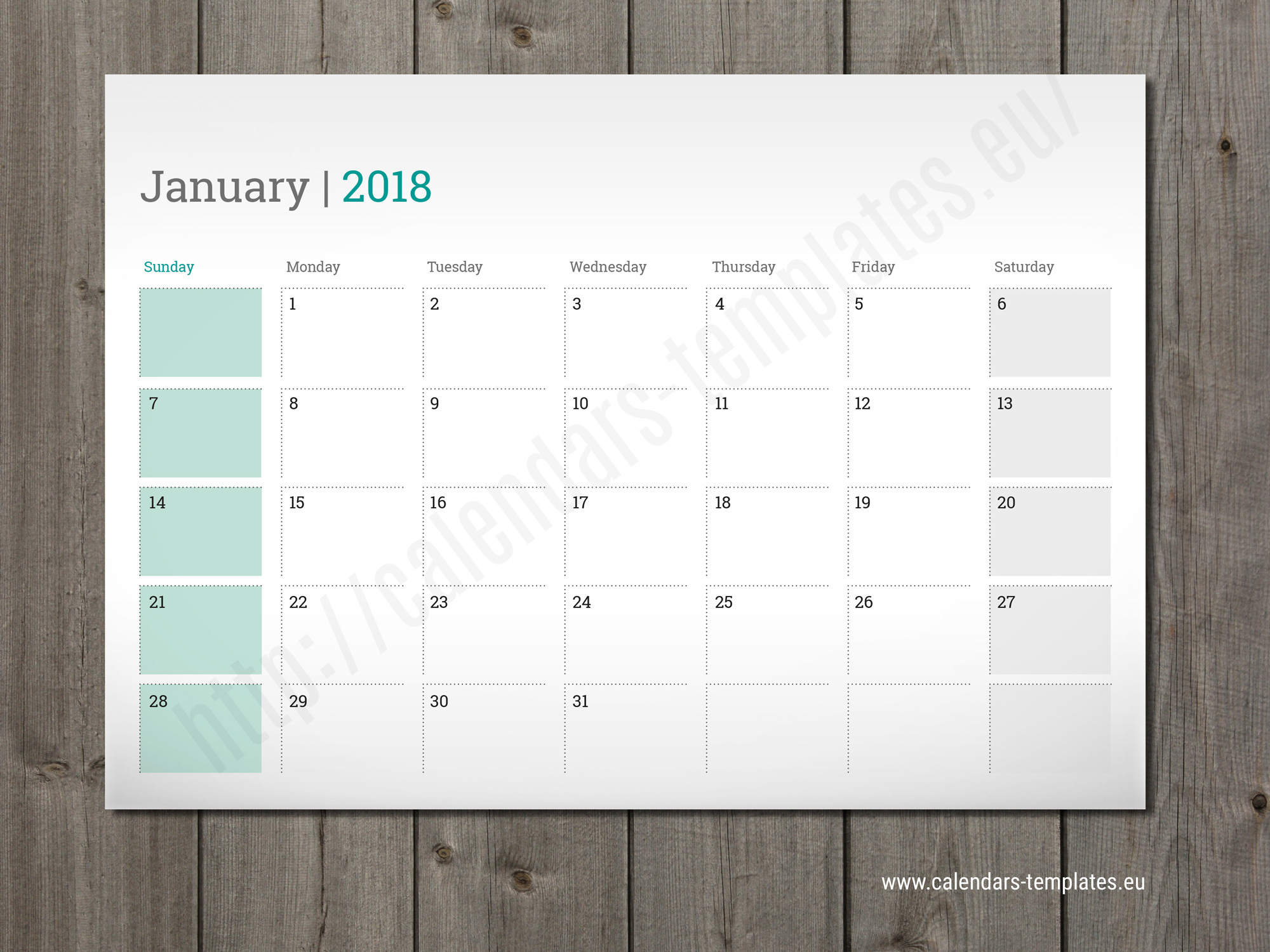 021 Indesign Calendar Template Download Free Ideas