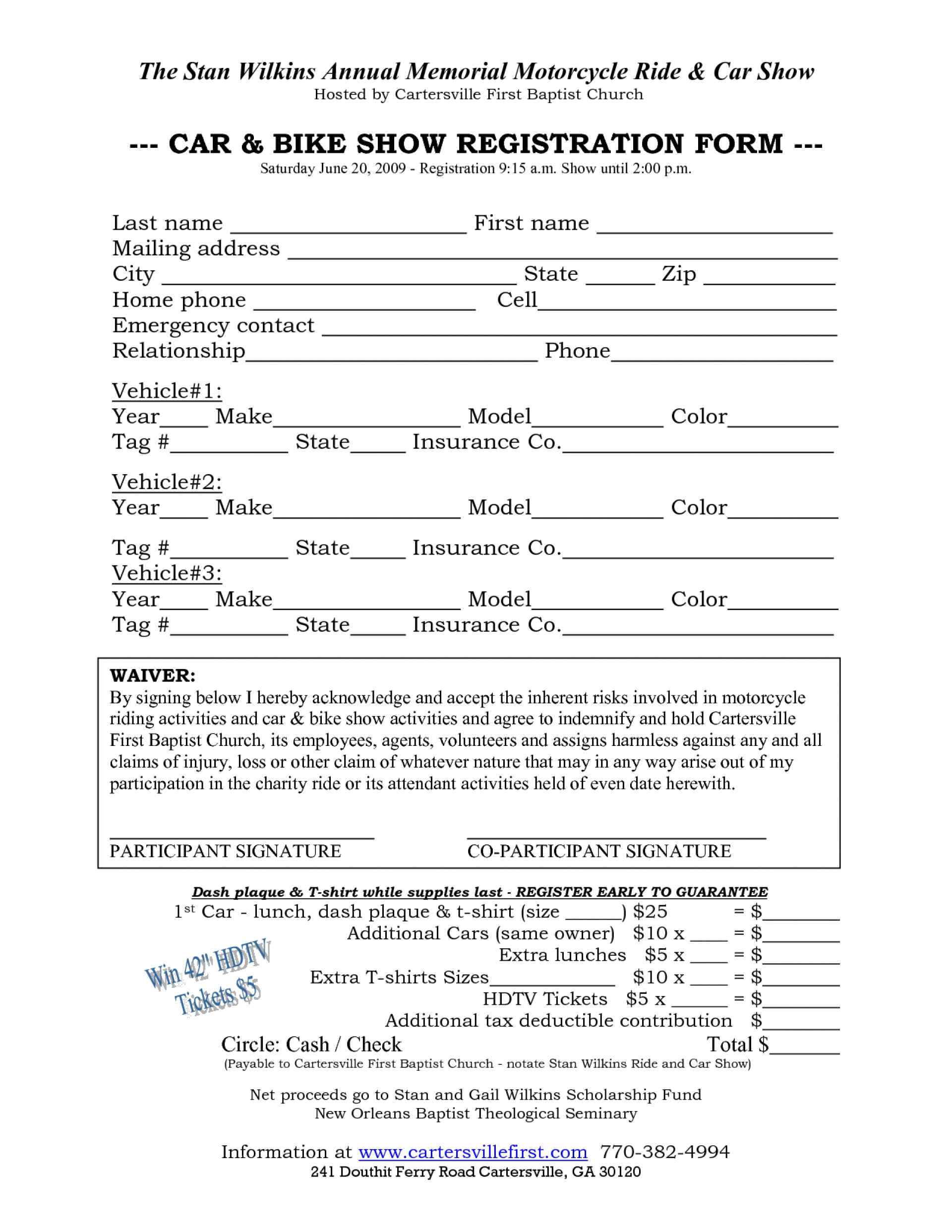 035 Registration Forms Template Free Registrationform