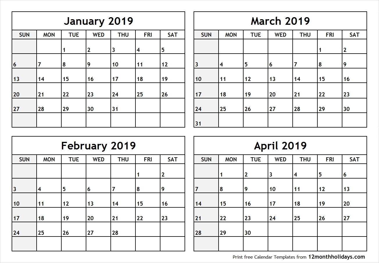 2020 Calendar 2 Months Per Page | Get Your Calendar Example