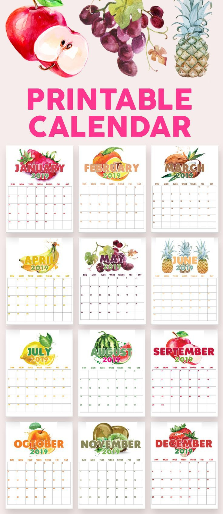 2020 Printable Calendars And Planners | Calendar, Printables