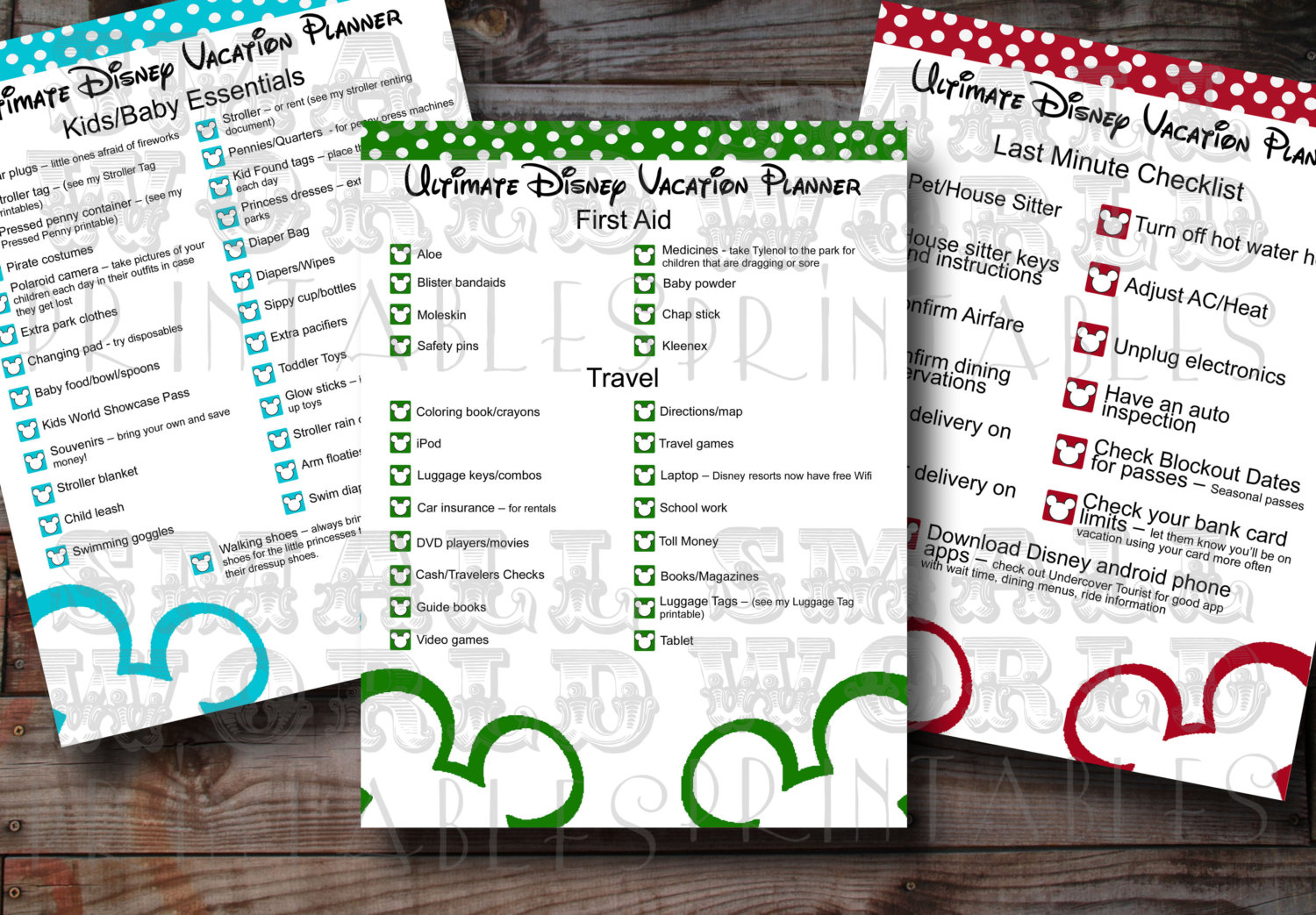 28+ [ Disney World Planner Template ] | Planning A Big