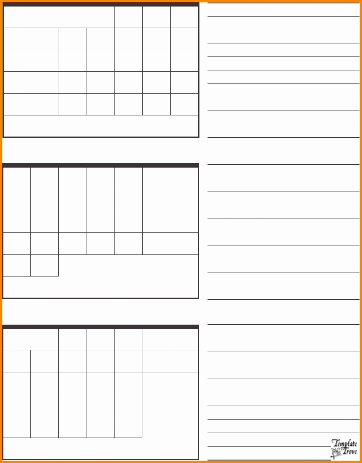 3 Month Blank Printable Calendar | Example Calendar