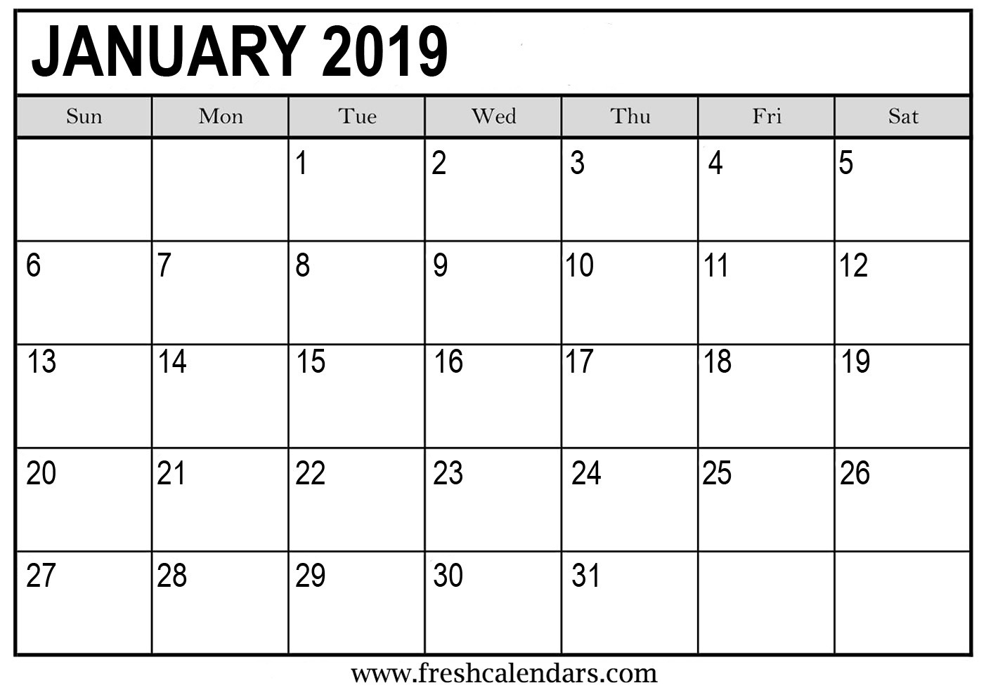 30 2019 Monthly Calendar Template | Andaluzseattle Template