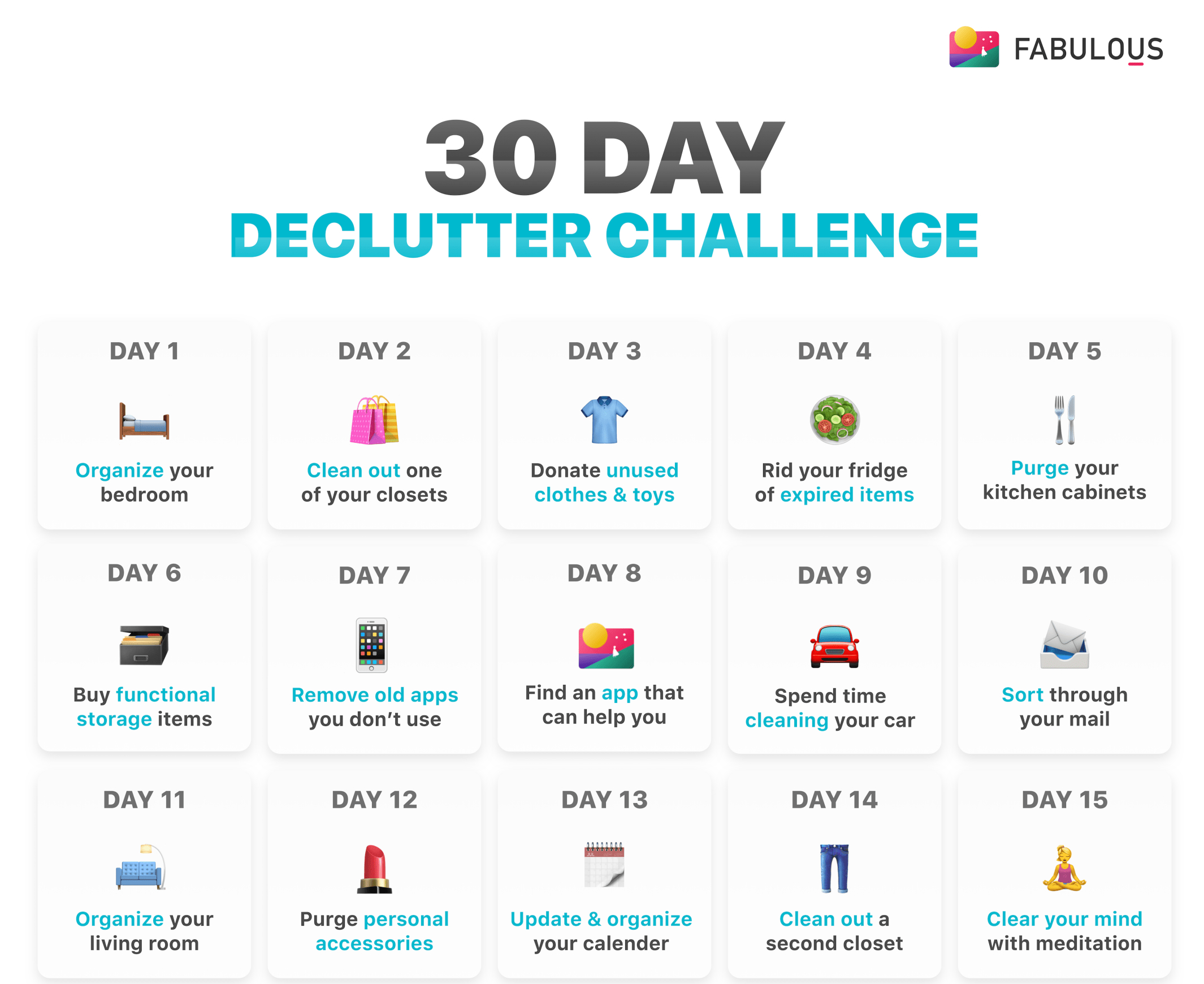 30 Day Declutter Challenge - Minimalist.mindset - Medium