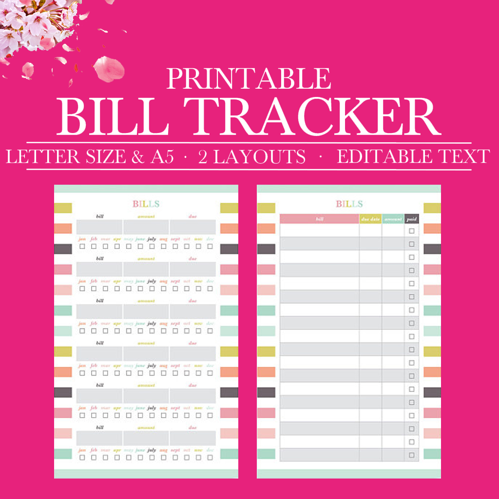 Bill Planner Organizer - Tunu.redmini.co