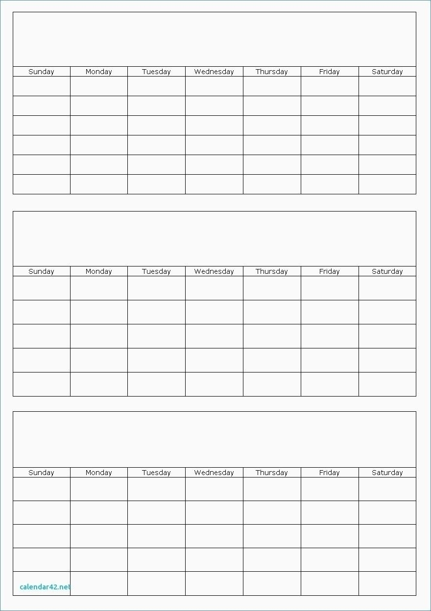 Blank 6 Week Calendar Template | Example Calendar Printable