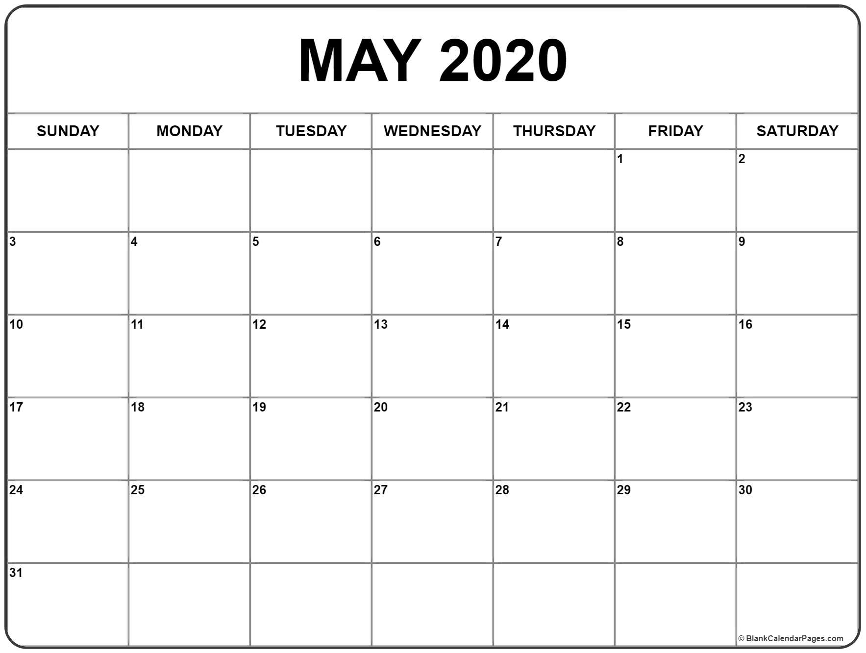 Calendar 2020 Printable Calendar Starting With Monday