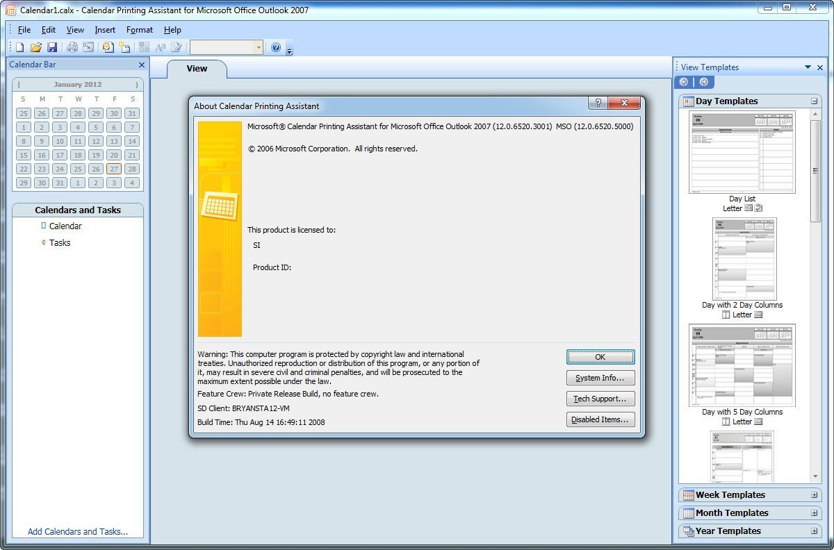 Calendar Printing Assistant 12.0 Download (Free) - Cpao.exe