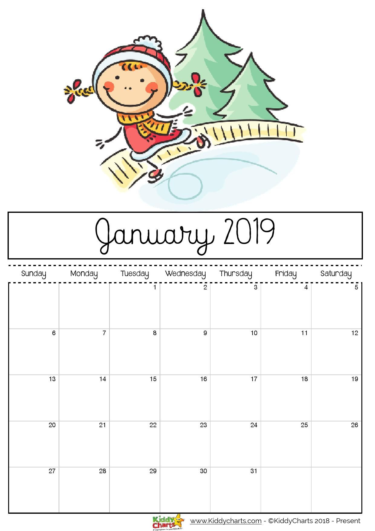 5X8 Printable 2020 Calendar