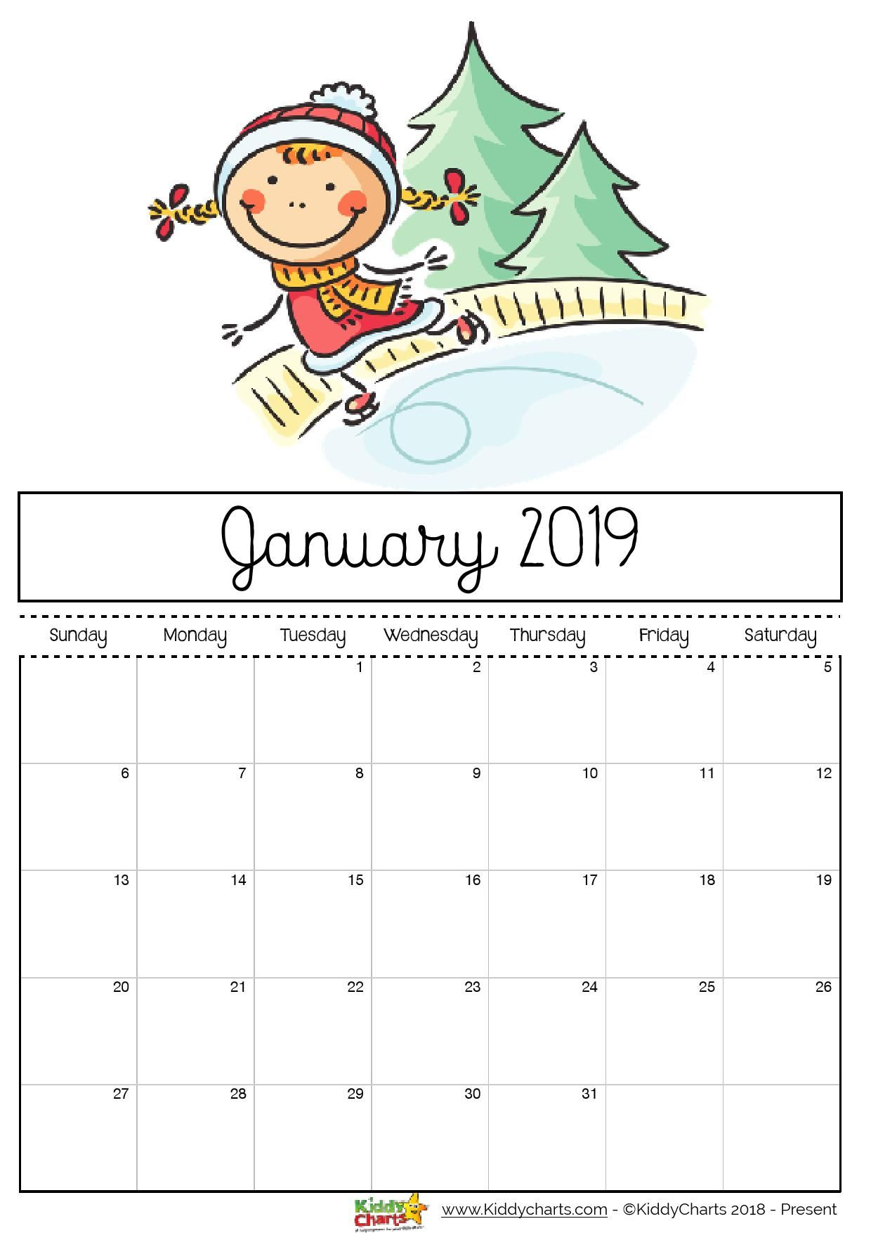 Check Out Our Fantastic Free 2019 Calendar For Your Child&#039;s