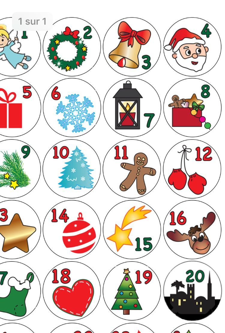 Christmas Countdown Calendar Printable Printable Word Searches