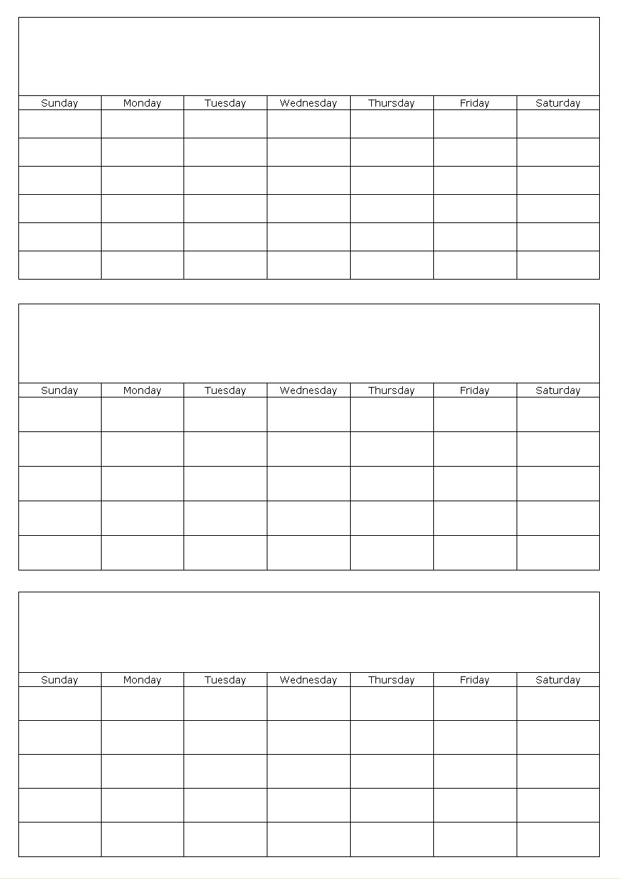 Crush 3 Month Printable Calendars | Kenzi&#039;s Blog