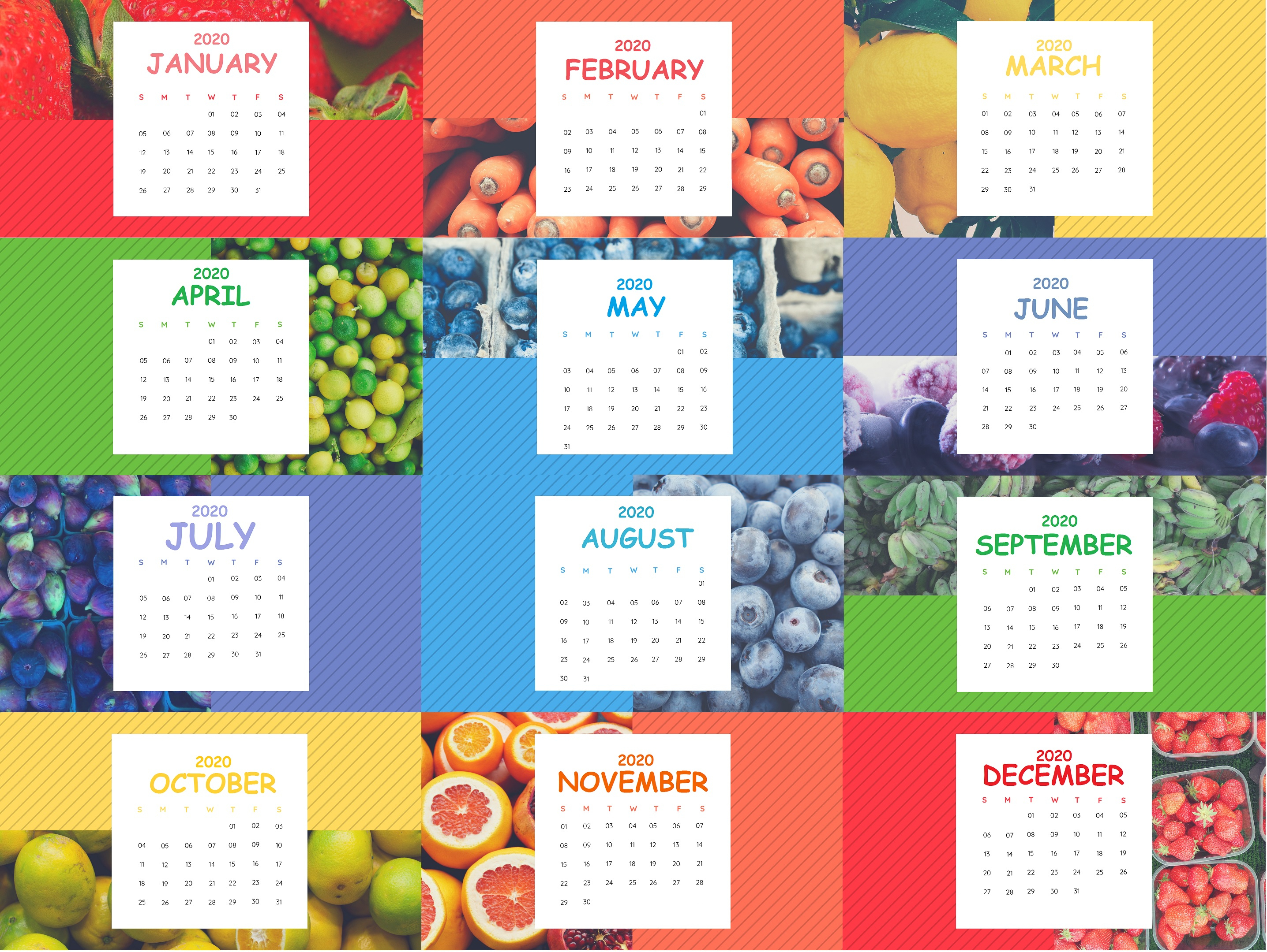 Cute 2020 Calendar Printable | Latest Calendar