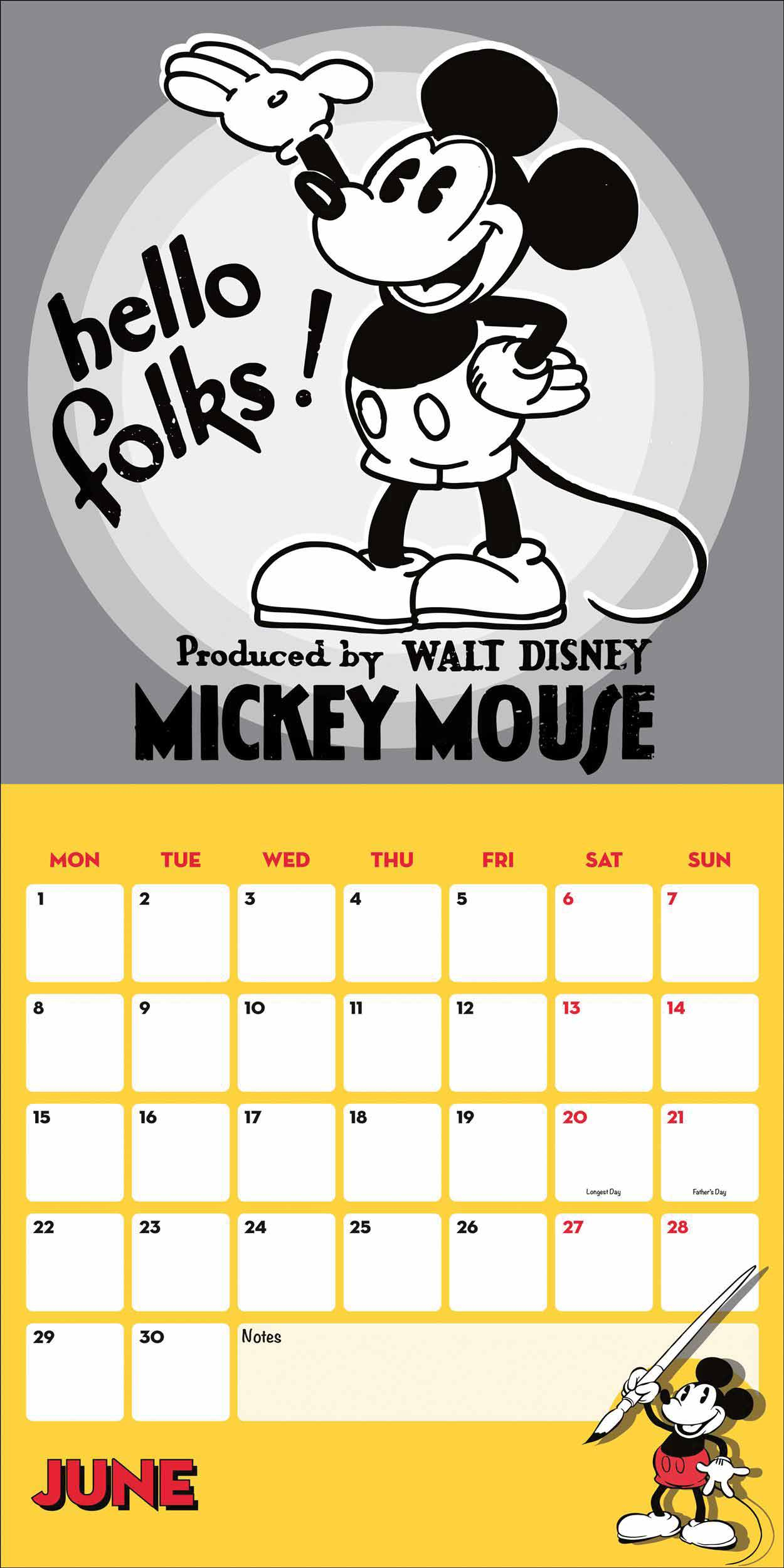 Disney, Mickey Mouse Official Calendar 2020 - Calendar Club Uk