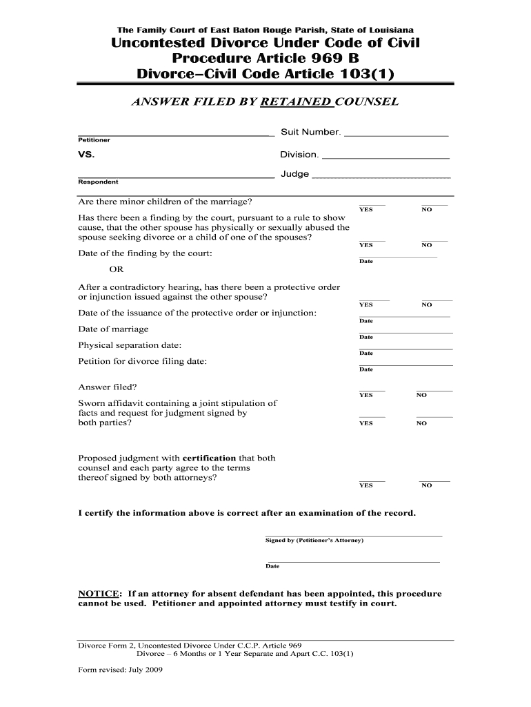 Divorce Papers - Fill Online, Printable, Fillable, Blank
