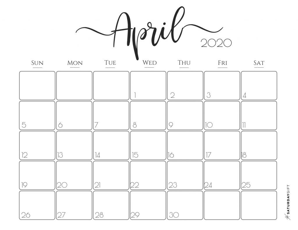 Elegant 2020 Calendar {Free Printables} | Календарь Для
