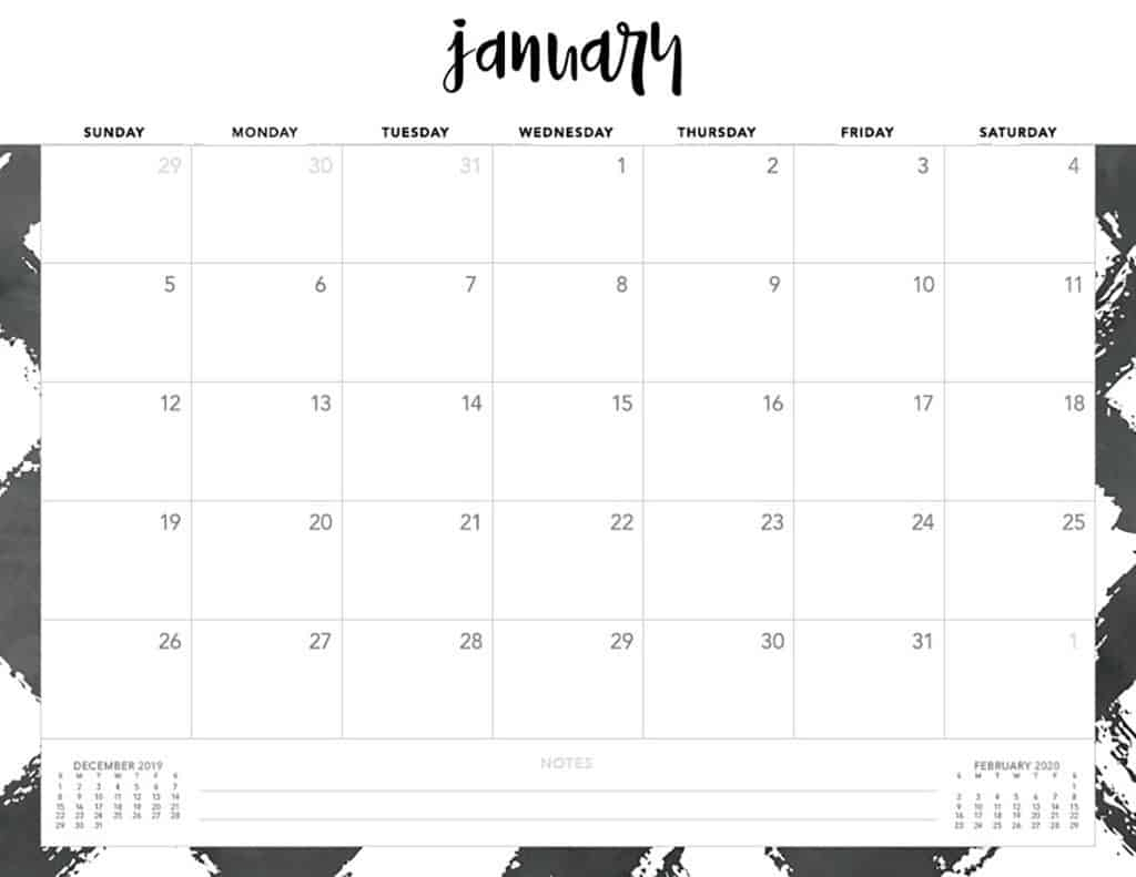 Free 2020 Printable Calendars – 51 Designs To Choose From