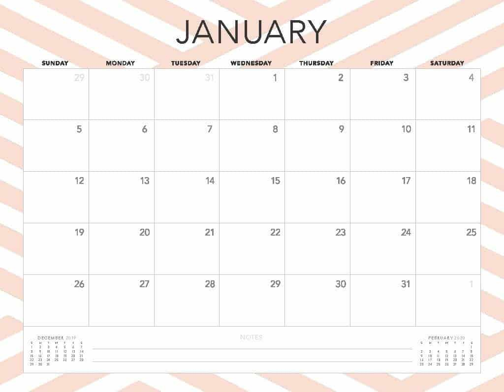 Free 2020 Printable Calendars - 51 Designs To Choose From!