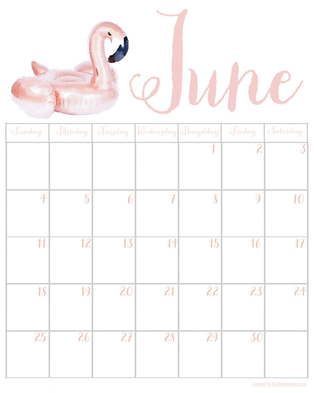 Free Monthly Calendar Download | Create A Calendar Lesson Plan