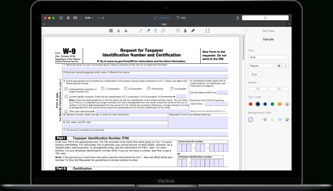 W 9 Form 2020 Printable Pdf Irs | Example Calendar Printable