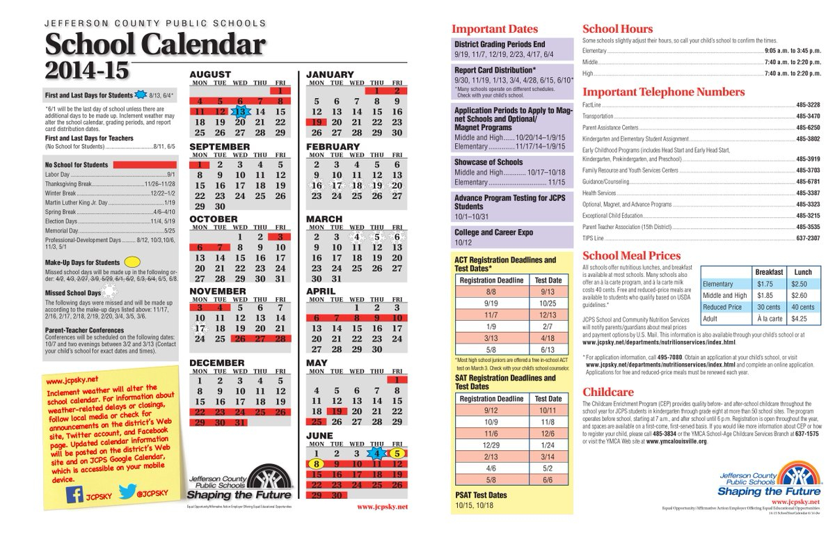 Jcps Calendar 202122 Customize and Print