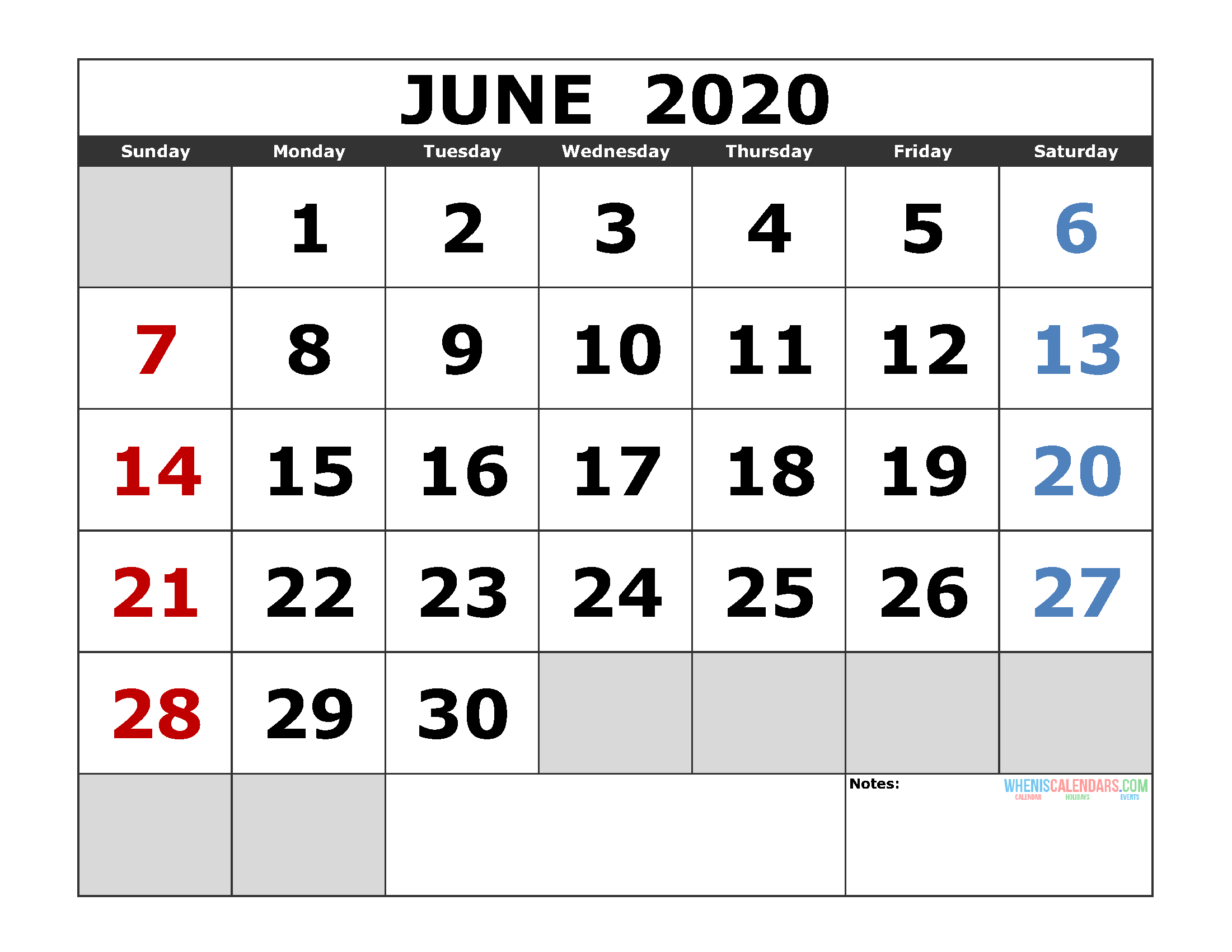 3 Month Printable Calendar 2020 June July August | Example Calendar ...