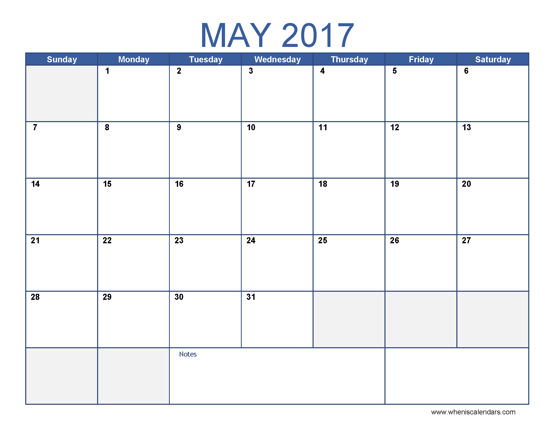 May 2017 Calendar With Jewish Holidays 4 - Free Printable