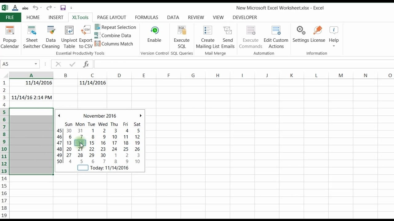 how-to-make-calendar-in-excel-2019-youtube