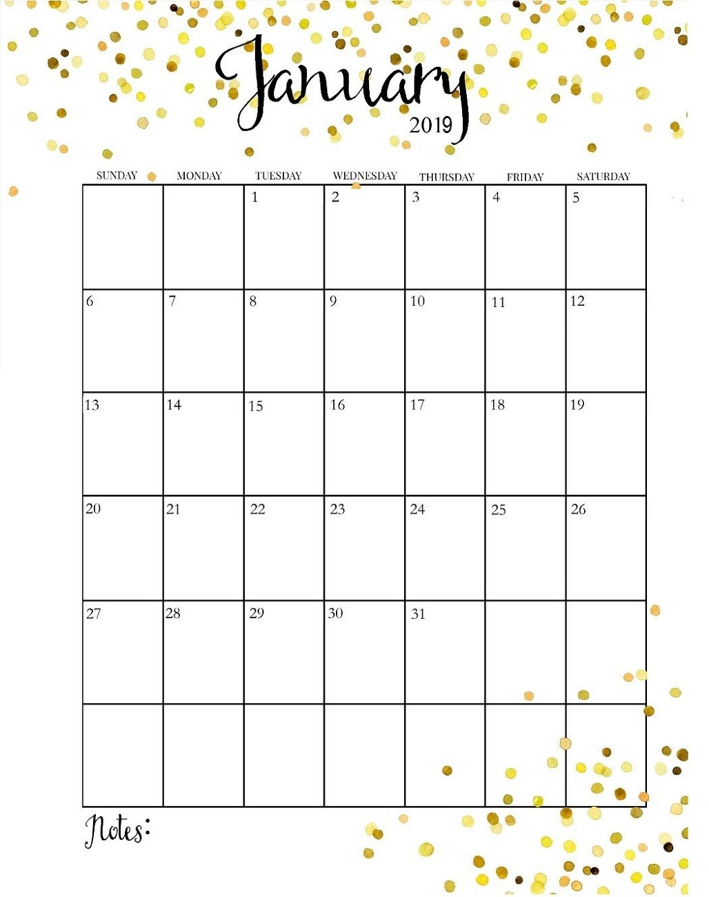 Month At A Glance Calendar Printable Example Calendar Printable