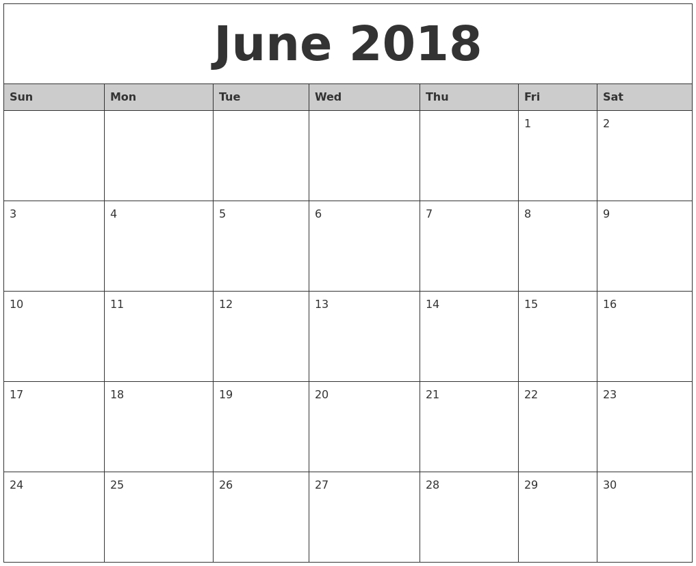 Printable Monthly Calendars For June And July Example Calendar Printable