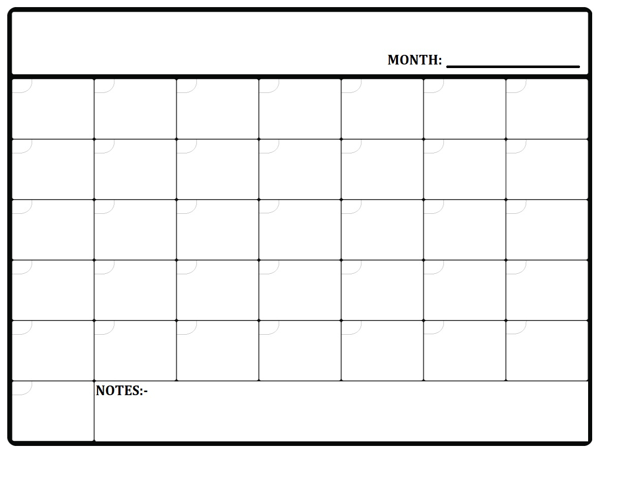 4 Month Planner Template Example Calendar Printable