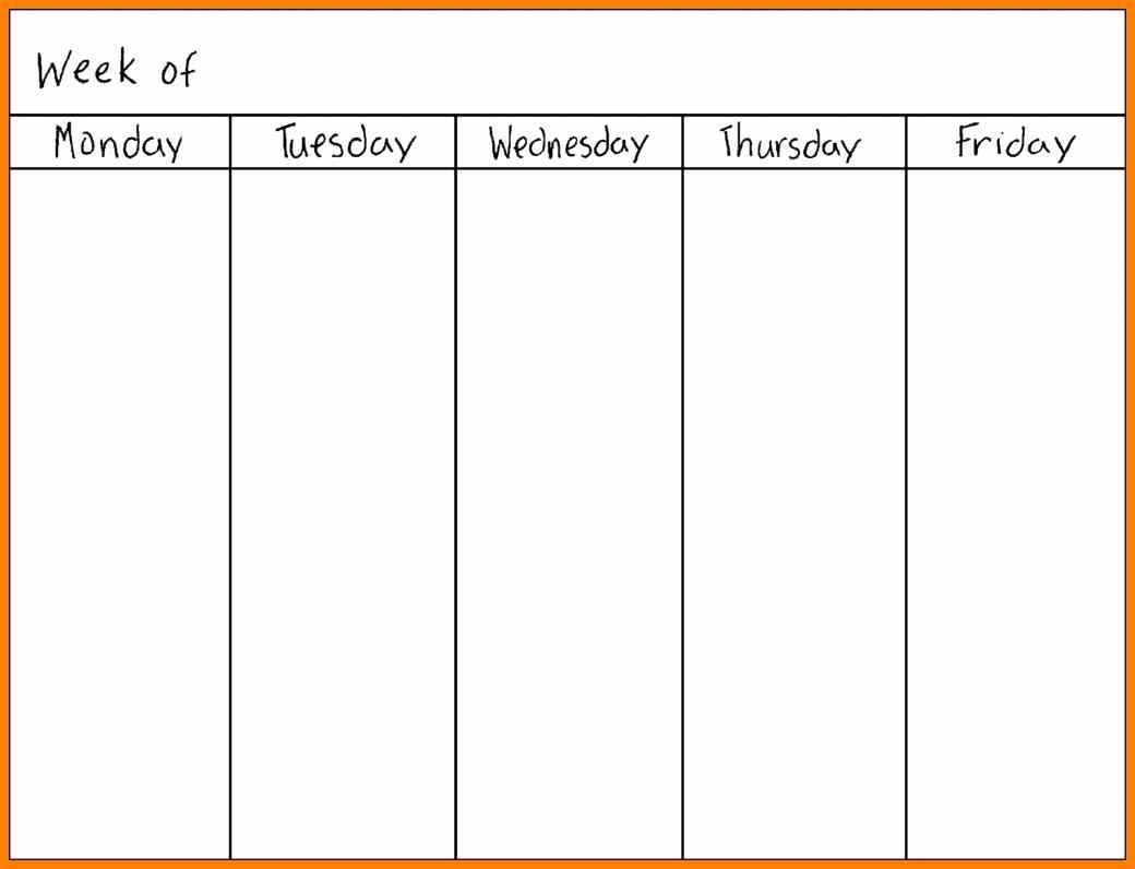 Printable Calendar Monday Through Sunday | Printable-Monday