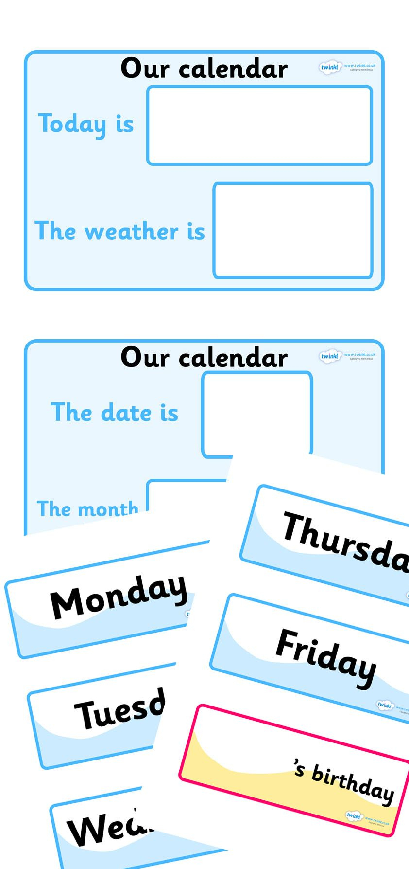 Twinkl Resources &gt;&gt; Weather Calendar &gt;&gt; Thousands Of