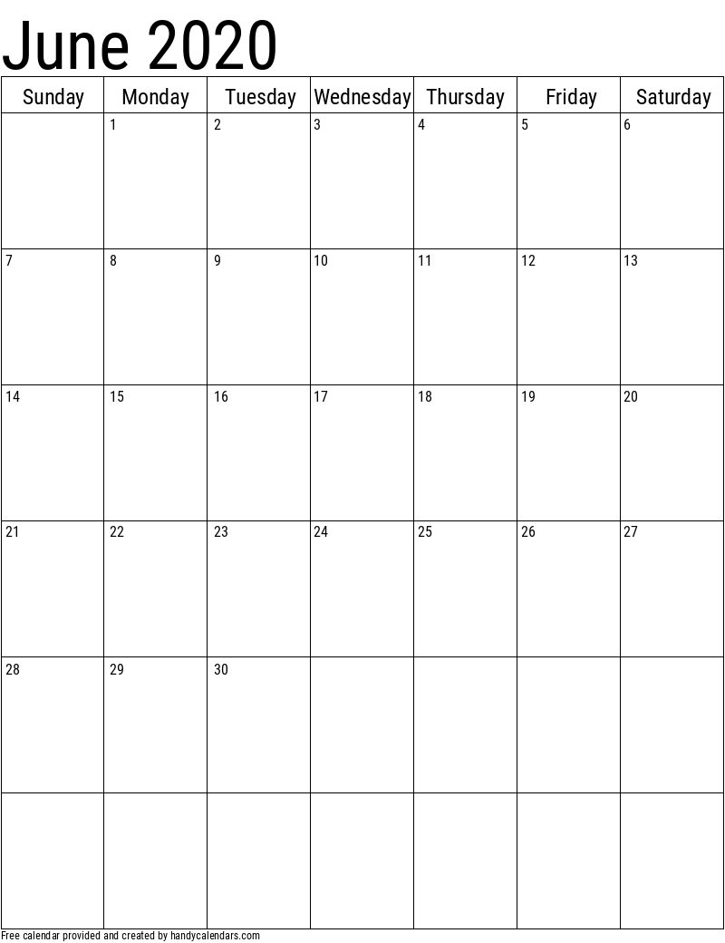 Vertical 2020 And 2021 Calendar Templates - Handy Calendars