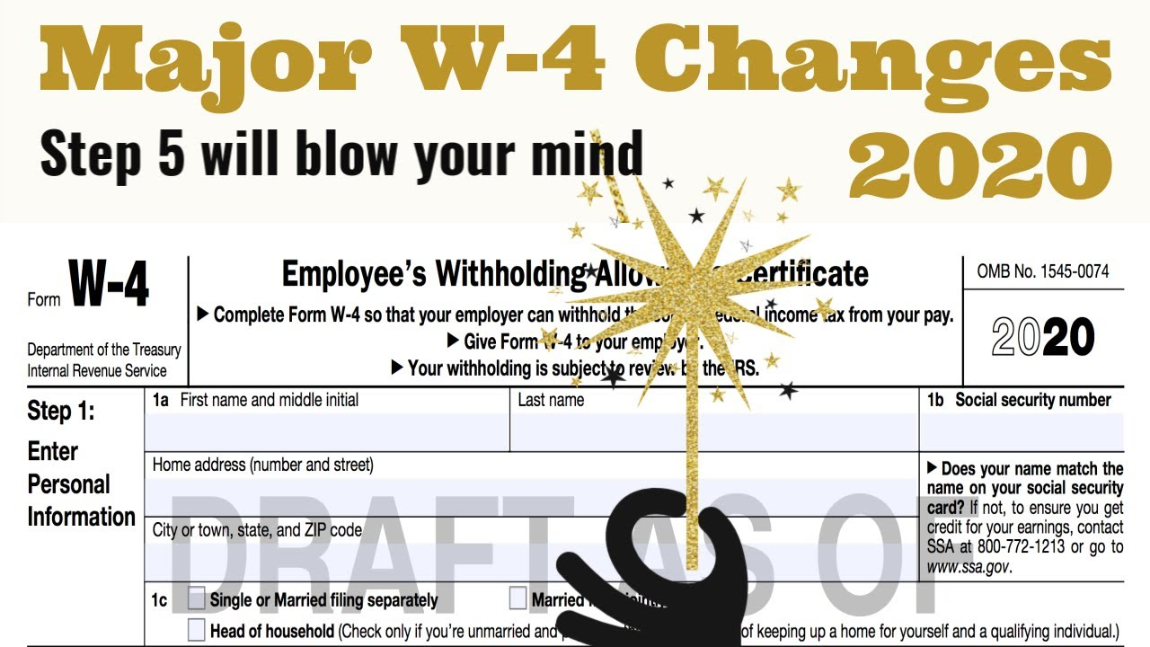 W4 Forms 2020 Printable