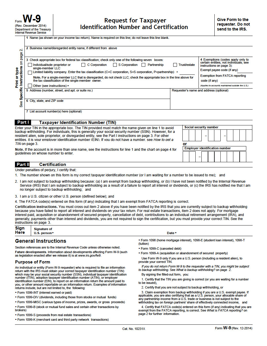 W9 Blank Form 2019 Best Of W 9 Request For Taxpayer