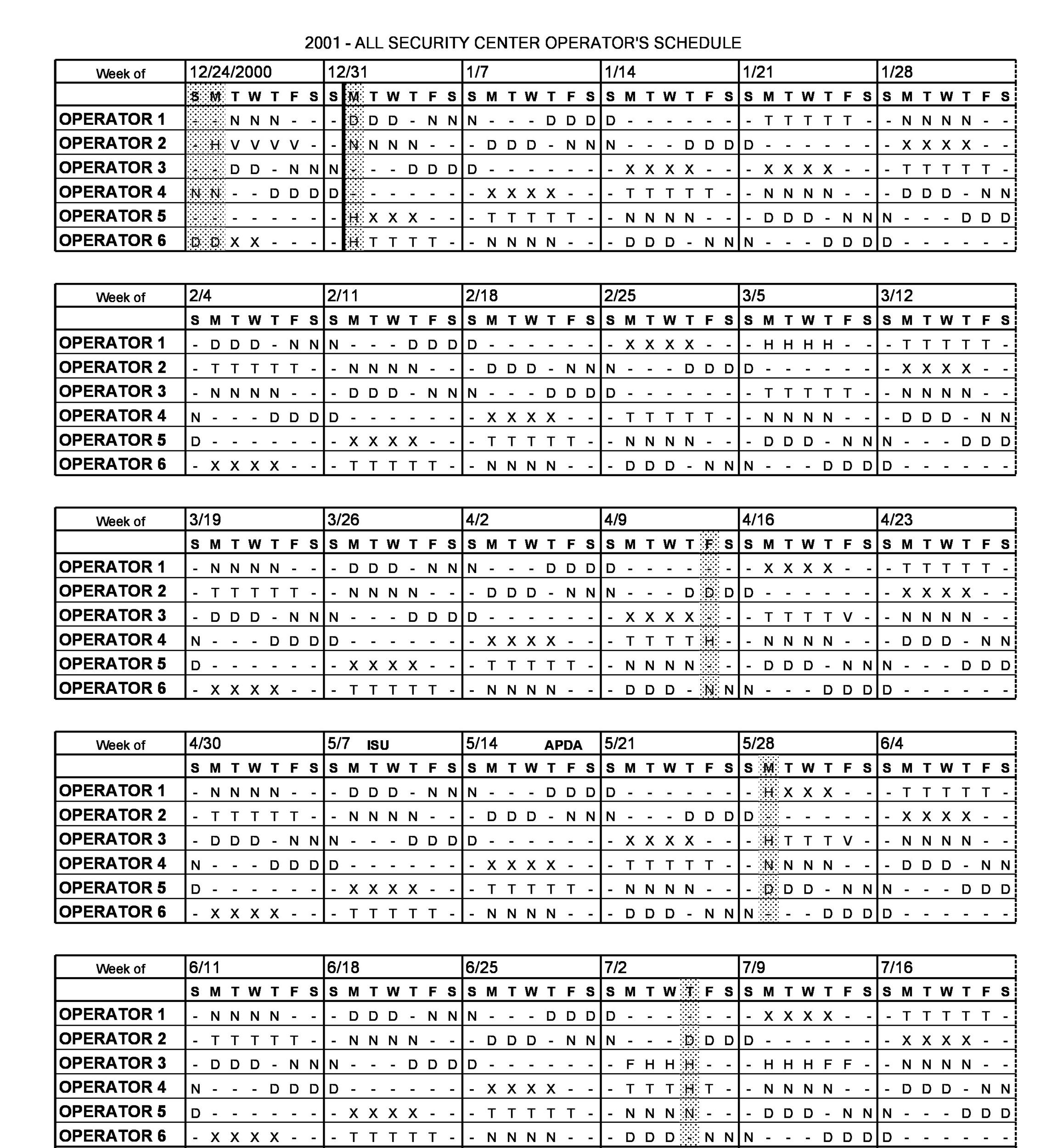 12 Hour Dupont Shift Schedule Excel Example Calendar Printable