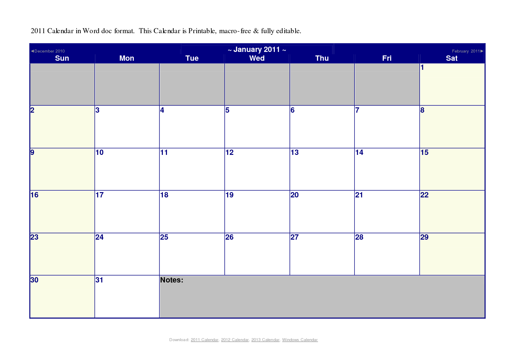 20 Microsoft Blank Calendar Template Images - Microsoft Word