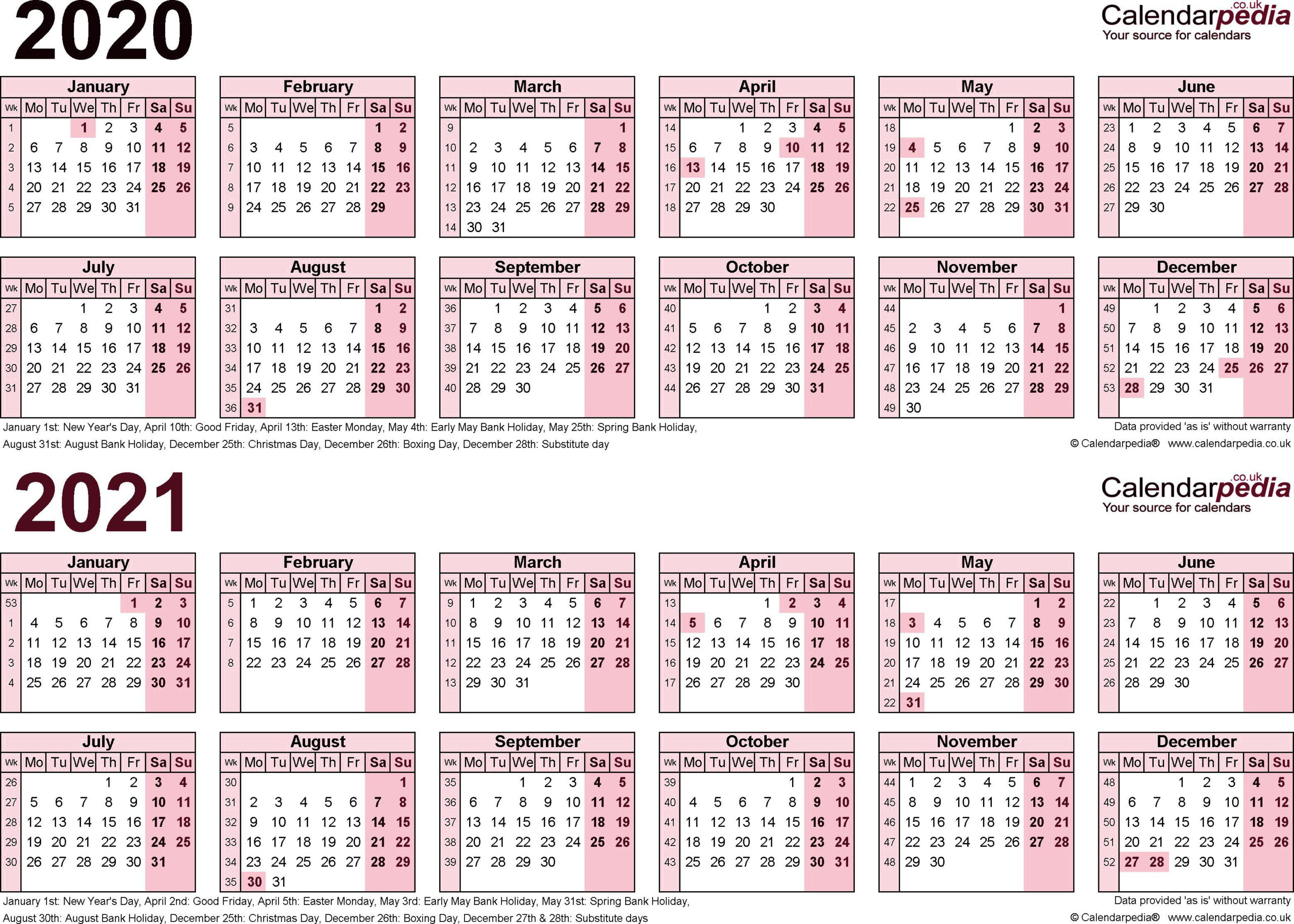 Biweekly Payroll Calendar Template 2021 | Example Calendar Printable