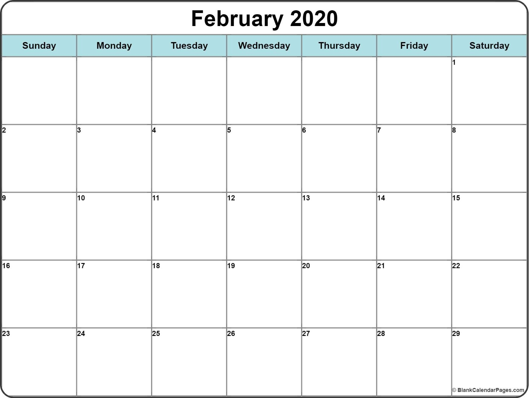 2020 Calendar With Space To Write | Printable Calendar