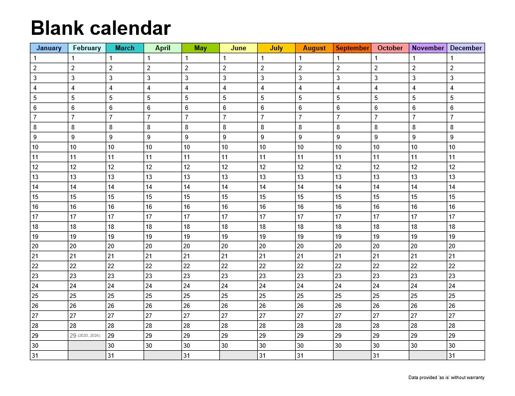 2021 Biweekly Payroll Calendar Template