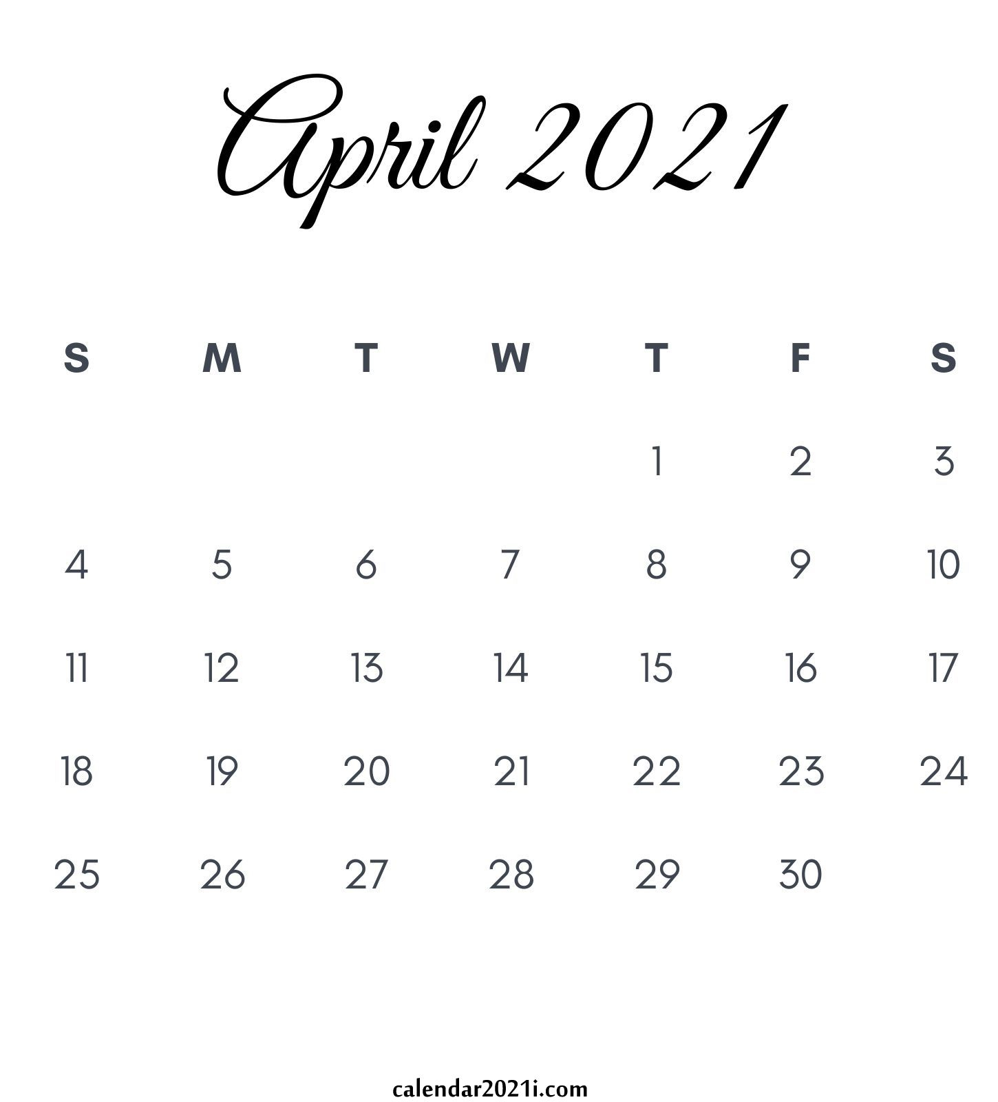 2021 Calendar Monthly Printable | Calendar 2021