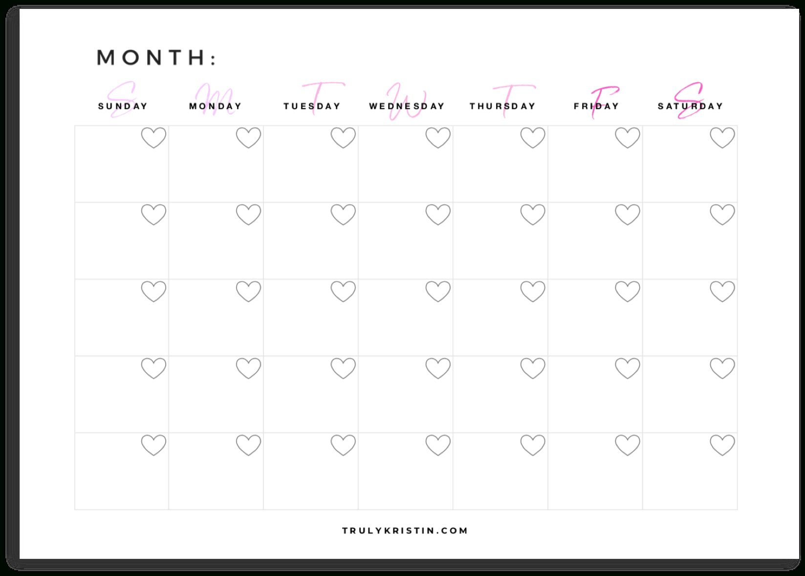 Account Suspended | Monthly Planner Template, Weekly Planner