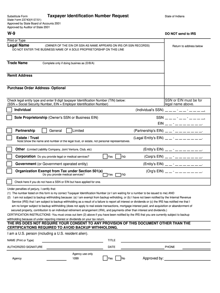 Blank W9 - Fill Out And Sign Printable Pdf Template | Signnow