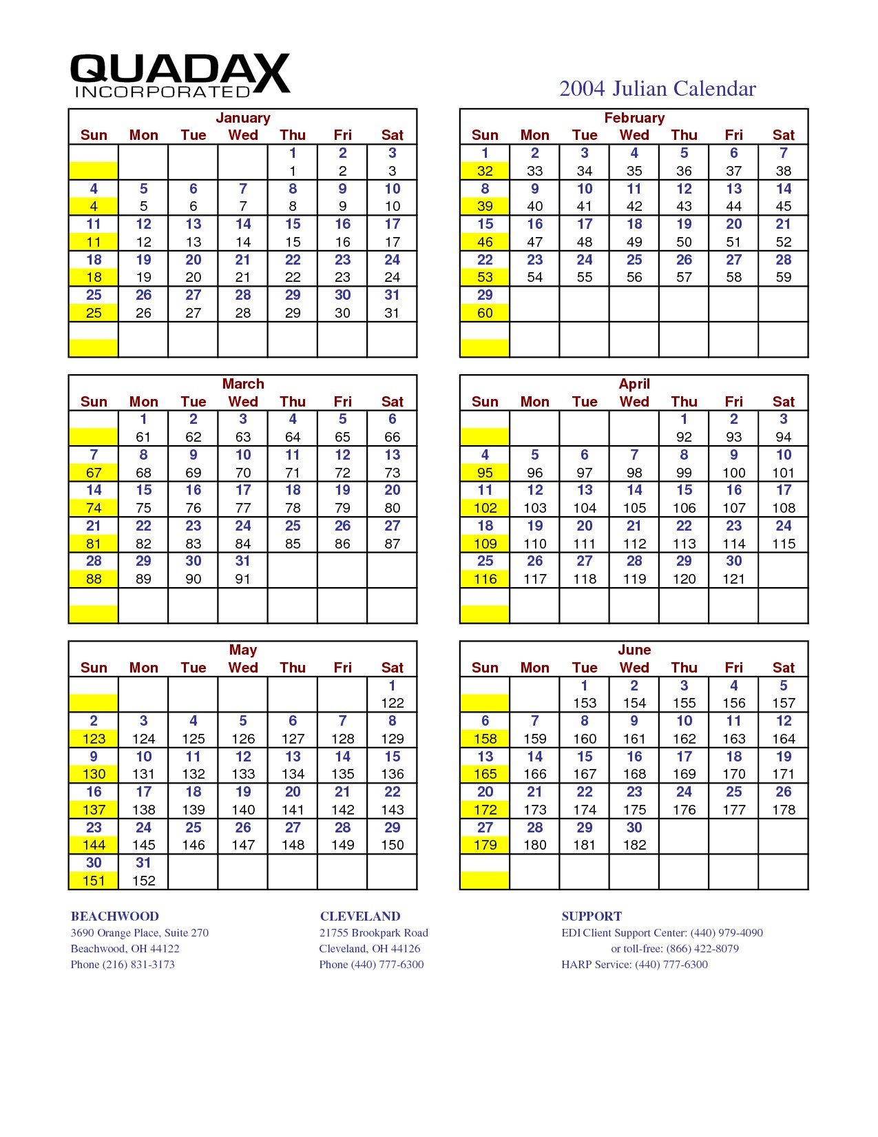 Calendario Juliano 2020 Quadax | Calendar For Planning