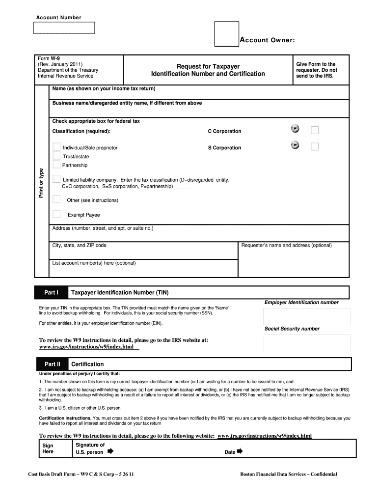 Fillable W 9 - Fill Out And Sign Printable Pdf Template | Signnow