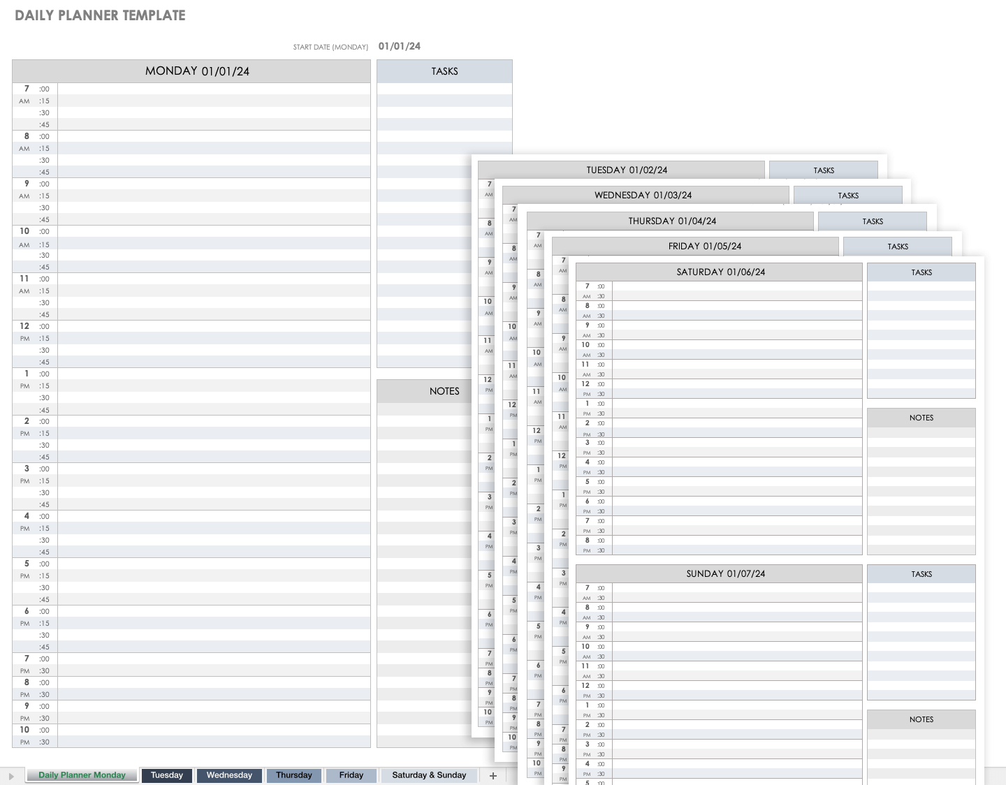 Free Excel Calendar Templates