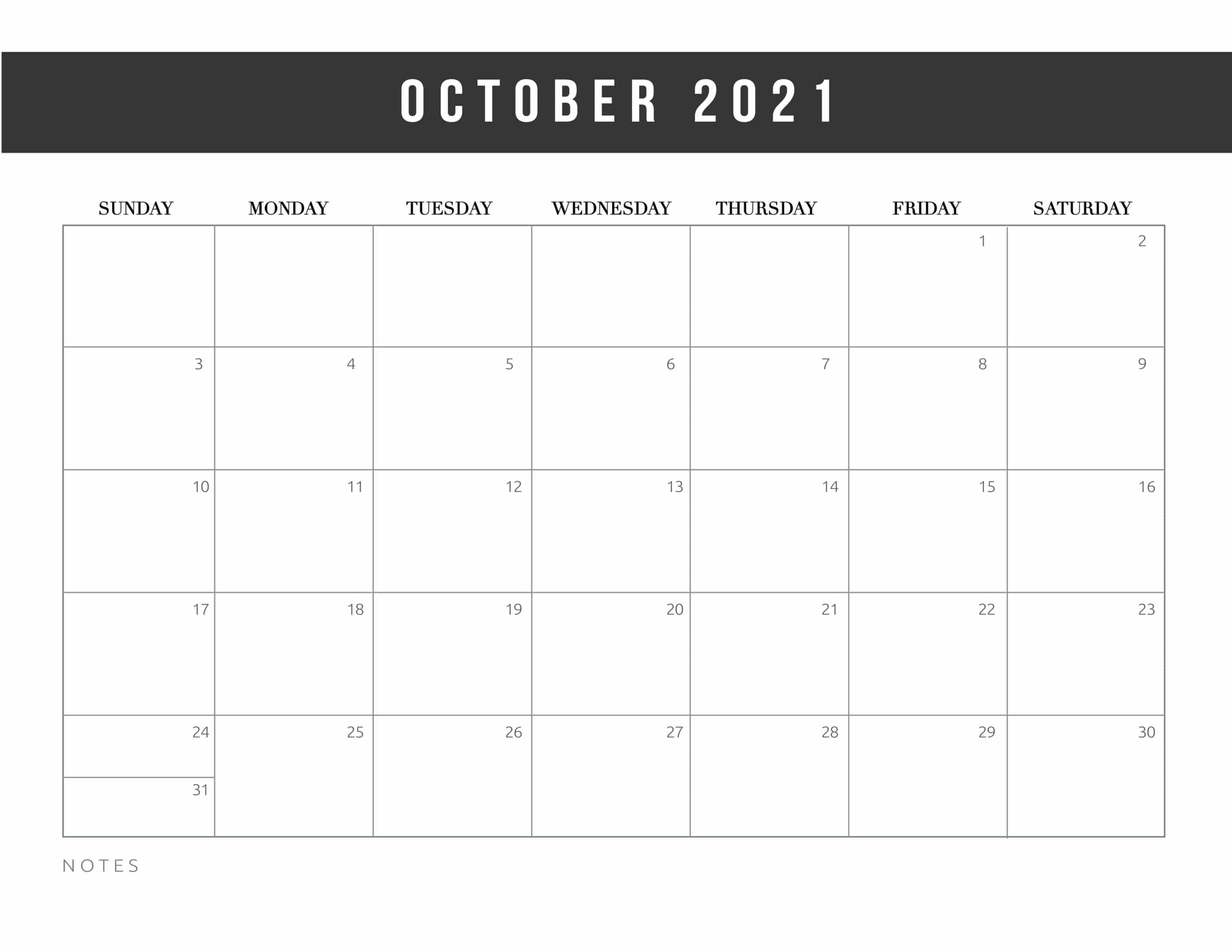Free Printable 2021 Calendar Template - World Of Printables